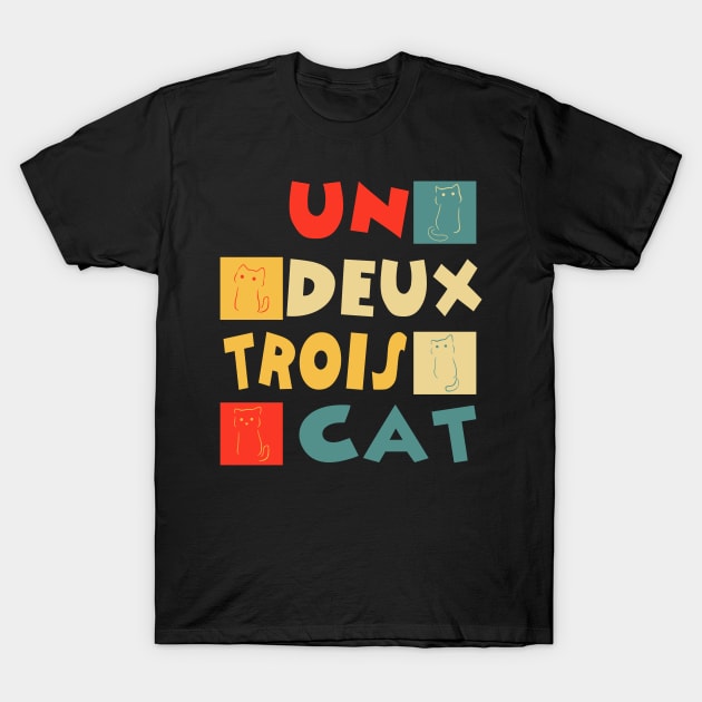 Un Deux Trois T-Shirt by balibeachart